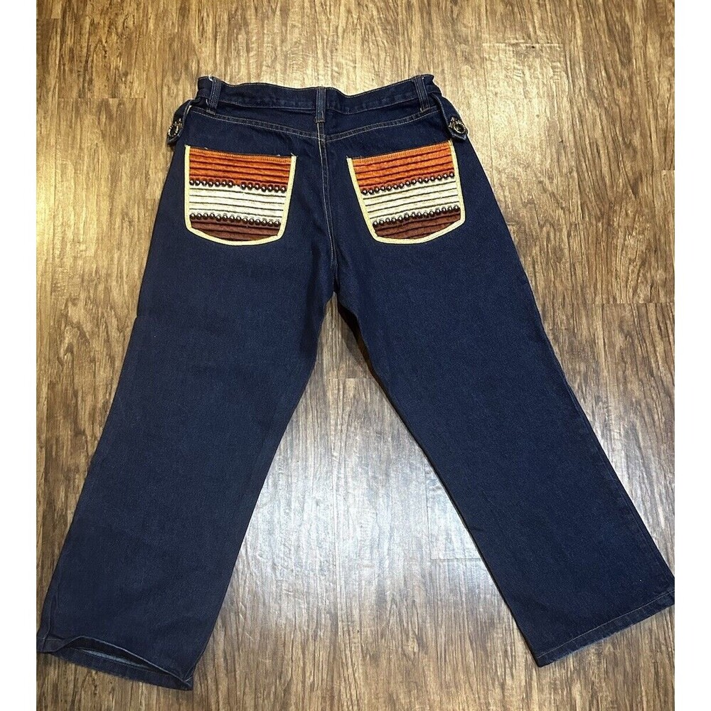 LRG x Prohibit Samurai Armor Pocket Jeans Denim Men’s Size 34x29 Y2K Baggy